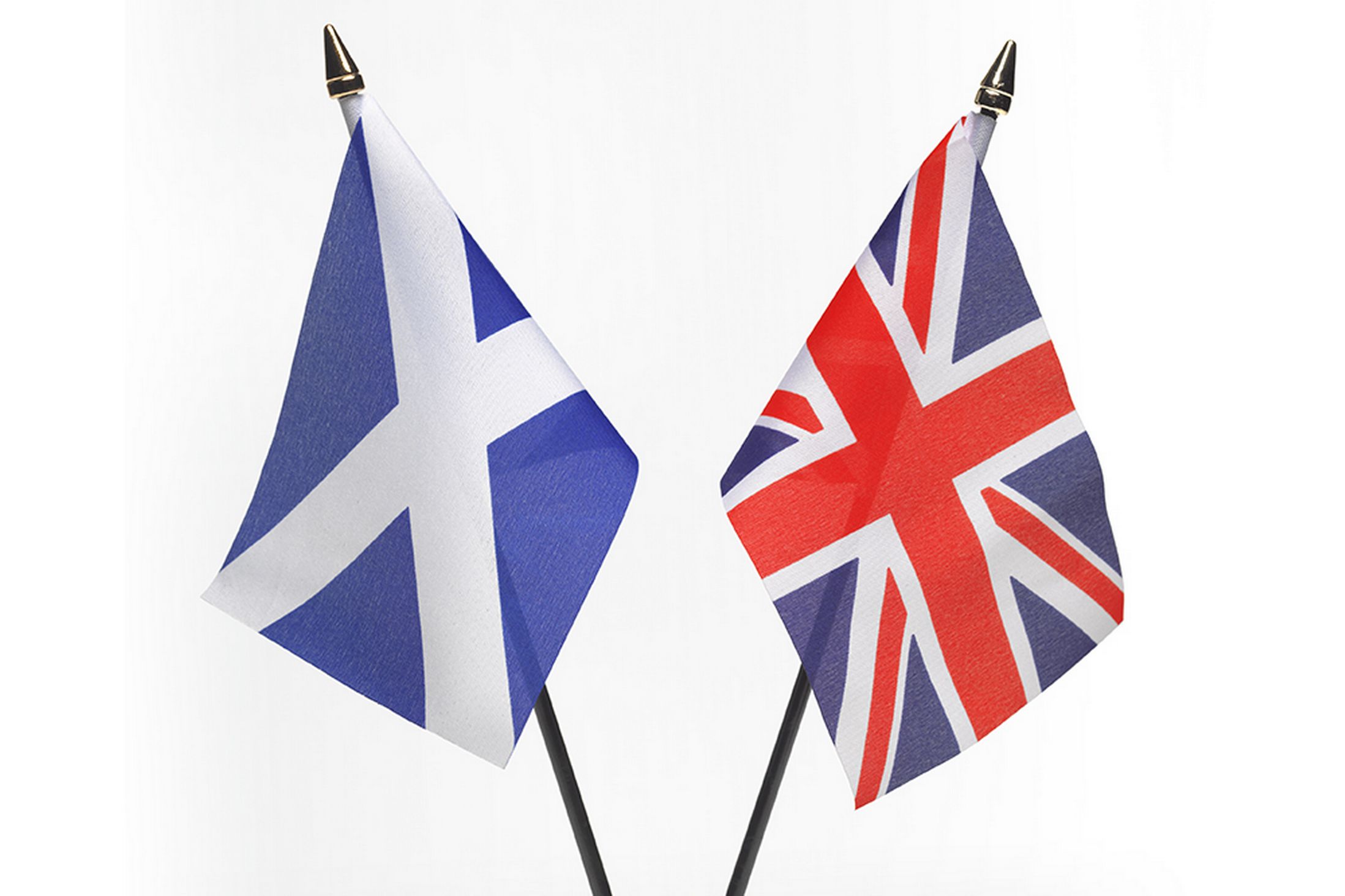 Scottish-independence-referendum-flags